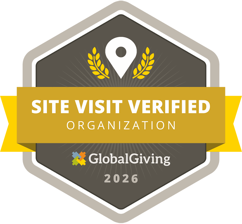GlobalGiving Site Visit Verified Organization badge, 2026