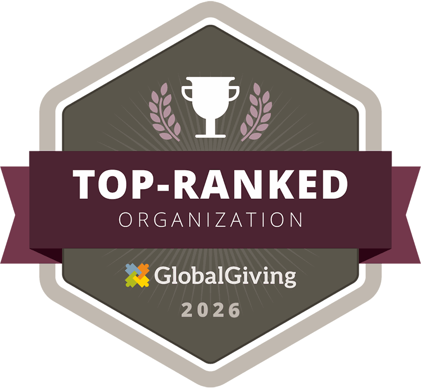 GlobalGiving Top-Ranked Organization badge, 2026